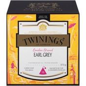 Twinings London Strand Earl Grey Black Tea Large Leaf Tea Bags