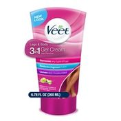 Veet® Hair Removal Cream  – Legs & Body 3 in 1 Gel Cream Hair Remover, Sensitive Formula with Aloe Vera