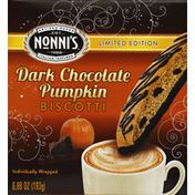 Nonni's Biscotti, Dark Chocolate Pumpkin