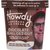 Howdy Homemade Ice Cream, Chocolate As All Get-Out