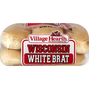 Village Hearth White Brat Buns, Wisconsin