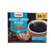 Meijer Medium Roast Donut Shop Blend 100% Arabica Coffee Single Serve Cups