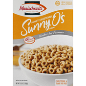 Manischewitz Cereal, Honey Sweetened Sunny O's
