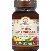 NutriGold Multi Gold, One Daily, Organic, Men's, Capsules