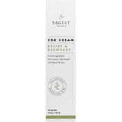 Sagely Naturals CBD Cream, Relief & Recovery