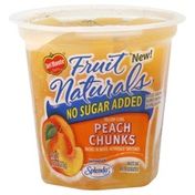 Del Monte Peach Chunks, Yellow Cling, No Sugar Added
