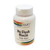 Solaray Dietary Supplement No Flush Niacin 500mg Vegetarian Capsules