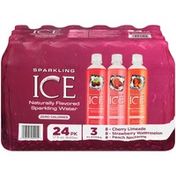 Sparkling Ice Cherry Limeade/Strawberry Watermelon/Peach Nectarine Sparkling Water
