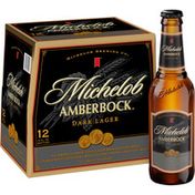 Michelob Amberbock Dark Lager Beer Bottles
