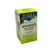 Community Natural Foods Whole Earth & Sea Women's Multivitamin Tablets