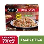 Stouffer's Family Size Grandma's Chicken & Vegetable Rice Bake Frozen Meal