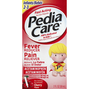 PediaCare Fever Reducer/Pain Reliever, 160 mg, Oral Suspension, Cherry Flavor, Infants (2-3)