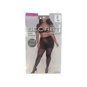Secret Collection Extra Extra Extra Large Natural Fab Curves Plus Pantyhose