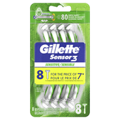 Gillette Sensor3 Sensitive Men's Disposable Razor