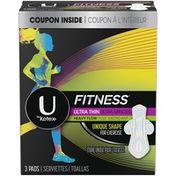 U by Kotex CleanWear Ultra Thin Pads with Wings