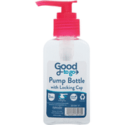 Good To Go Pump Bottle, with Locking Cap, 3 Ounce