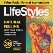 LifeStyles Latex Condoms, Premium, Lubricated, Ultra Thin