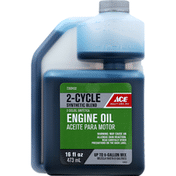 Ace Engine Oil, 2-Cycle, Synthetic Blend