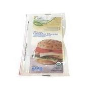 Simply Nature Organic White Cheddar Deli Cheese Slices