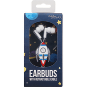 Gabba goods Earbuds with Retractable Cable