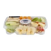 Ahold Fresh Fruit Tray With Cheese Cubes And Caramel Dipping Sauce