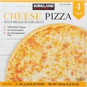 Kirkland Signature Cheese Pizza, 4 X 16.95 oz