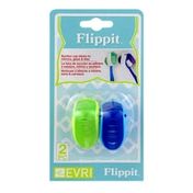 EVRI Flippit Toothbrush Cover - 2 CT