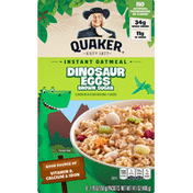 Quaker Instant Oatmeal Dinosaur Eggs Brown Sugar
