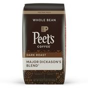 Peet's Coffee Major Dickason's Blend, Dark Roast Whole Bean Coffee, Bag