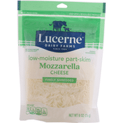 Lucerne Shredded Cheese, Finely, Part-Skim, Mozzarella, Low-Moisture