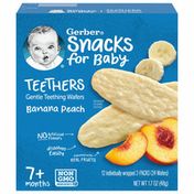 Gerber Banana Peach Teething Wafers