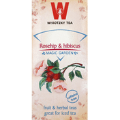 Wissotzky Tea Fruit & Herbal Tea, Magic Garden, Rosehip & Hibiscus, Caffeine Free, Bags
