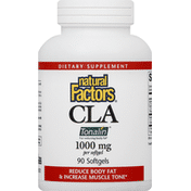 Natural Factors Conjugated Linoleic Acid Blend, CLA Tonalin, 1000 mg