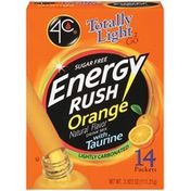 4C Foods 4C Totally Light2Go Energy Rush Orange Stix Psd-Stix
