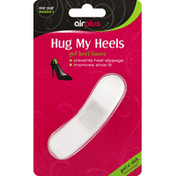 Airplus Heel Liners, Gel, Hug My Heels, Women's