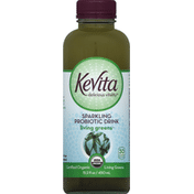 KeVita Probiotic Drink, Sparkling, Living Greens