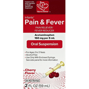 Harris Teeter Pain & Fever, Infants', Oral Suspension, Cherry Flavor