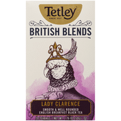 Tetley British Blends Lady Clarence English Breakfast Black Tea 20 Count Tea Bags