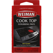 Weiman Scrubbing Pads, Cook Top, Non-Scratch