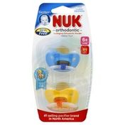 NUK Pacifier, Orthodontic, Latex, Classic Style, 6+ Mos