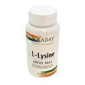 Solaray L-lysine 1000 Mg, Dietary Supplement