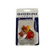 Ghidini Set of 3 Wine Bottle Stoppers With Cap Lifters