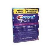 Crest 3D White Radiant Mint Toothpaste Pack