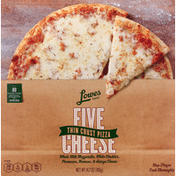 Lowes Foods Pizza, Five Cheese, Thin Crust