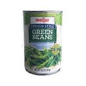 Meijer No Salt Added French Style Green Beans