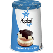 Yoplait Light Yogurt, Fat Free Yogurt, Boston Cream Pie