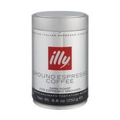 Illy Dark Roast For Espresso Machines Ground Espresso Coffee