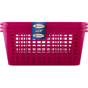 Stor All Solutions Baskets, Multi-Purpose, Stackable, 3 Pack