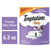 Temptations Crunchy and Soft Cat Treats Creamy Dairy Flavor