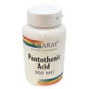 Solaray Pantothenic Acid 500 Mg Dietary Supplement